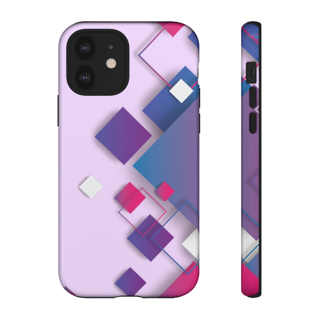 Cubed Geometric iPhone Tough Cases