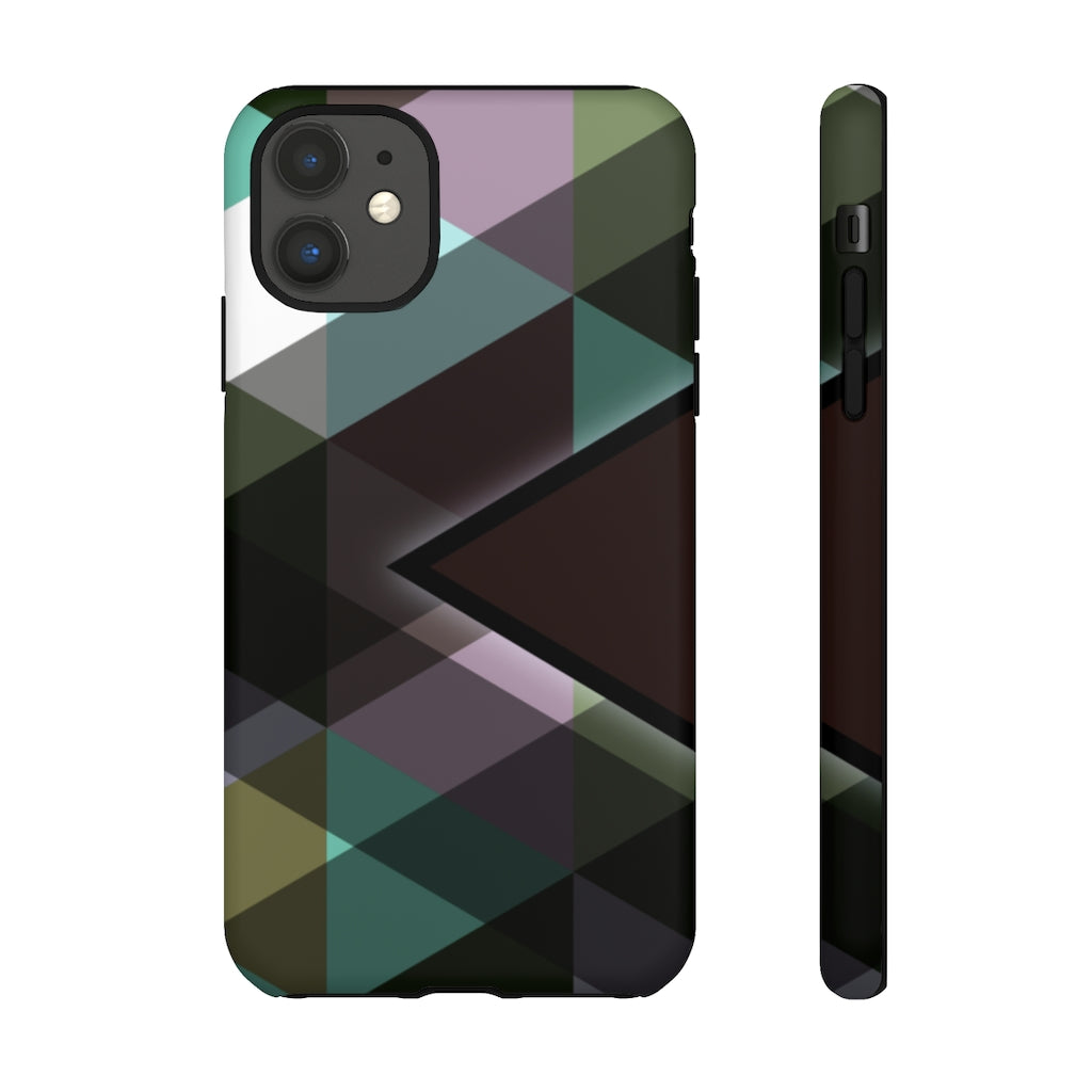 Plaid Geometric iPhone Tough Cases