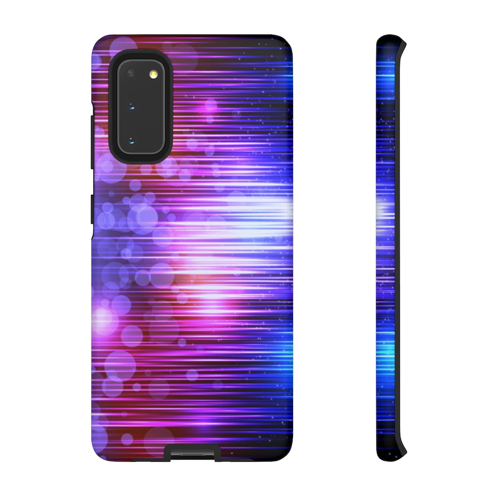 Warp Speed Geometric iPhone Samsung Galaxy Tough Cases