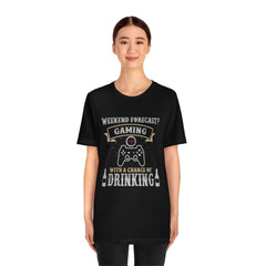 Weekend Forecast Unisex Jersey Short Sleeve Tee
