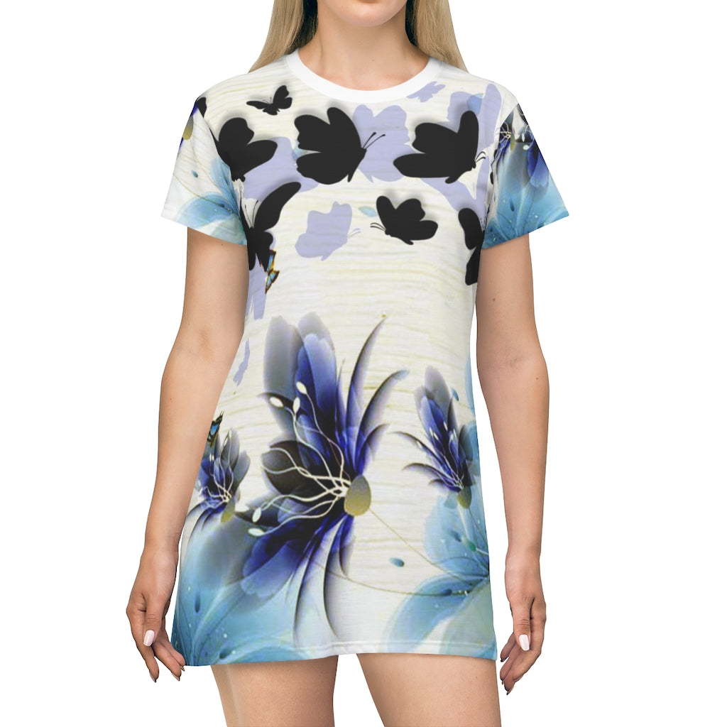 Butterfly Passion T-Shirt Dress