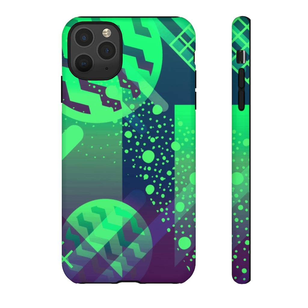 Zigzag Geometric iPhone Tough Cases