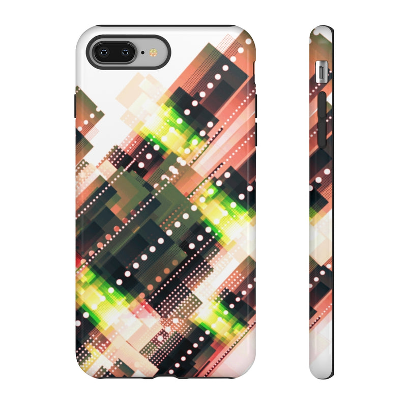 Ribbon Geometric iPhone Tough Cases