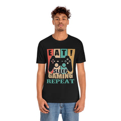 Gaming Repeat Unisex Jersey Short Sleeve Tee