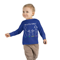 My Little Family Toddler Long Sleeve Tee