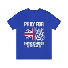 Pray For United Kingdom Unisex Jersey Short Sleeve Tee