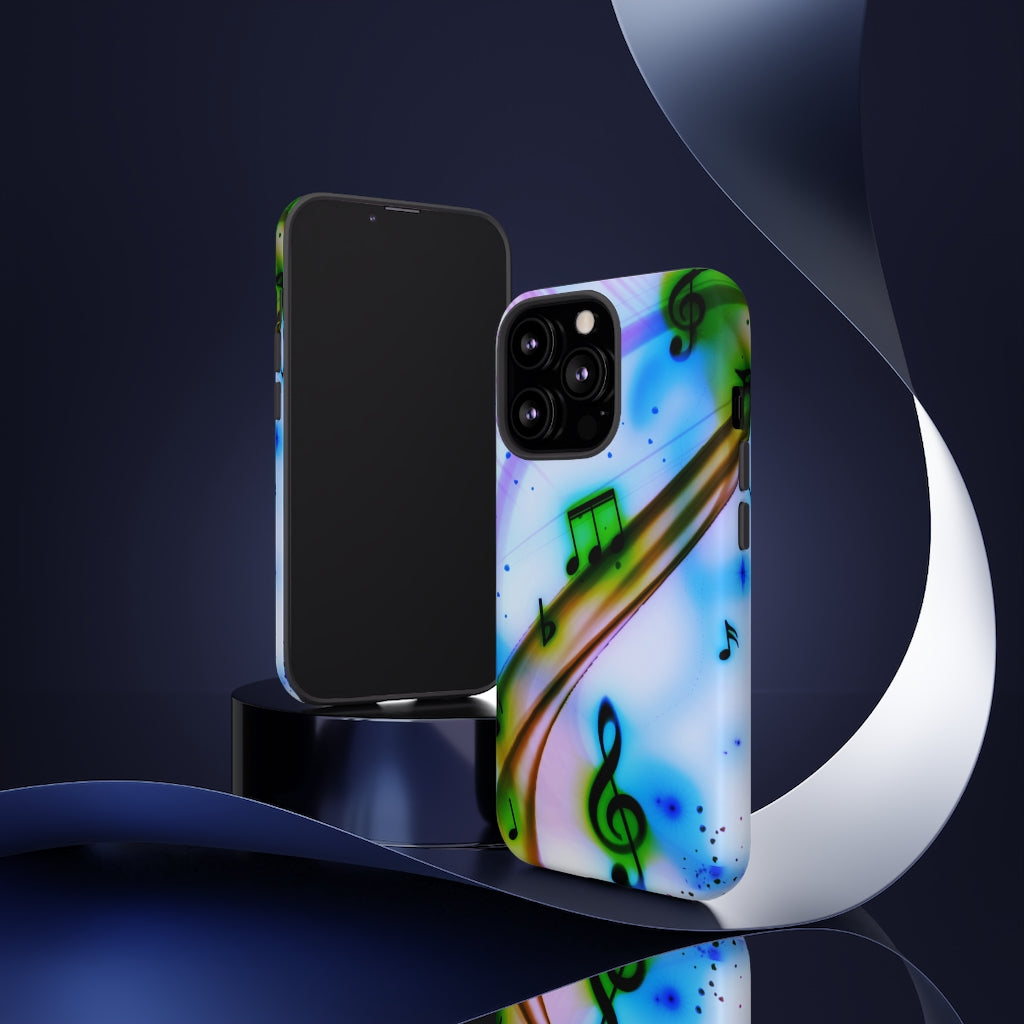 Mystic Swirl Music iPhone Tough Cases