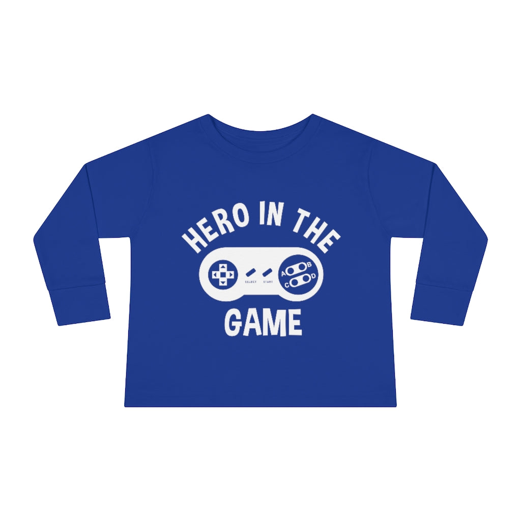 Game Hero Toddler Long Sleeve Tee