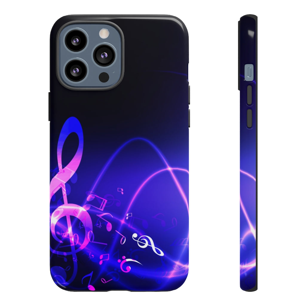 Floating Notes Music iPhone Tough Cases