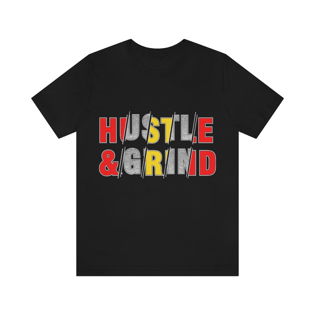 Hustle And Grind Unisex Jersey Short Sleeve Tee
