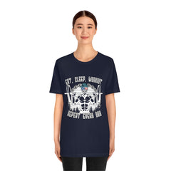 Workout Repeat Unisex Jersey Short Sleeve Tee