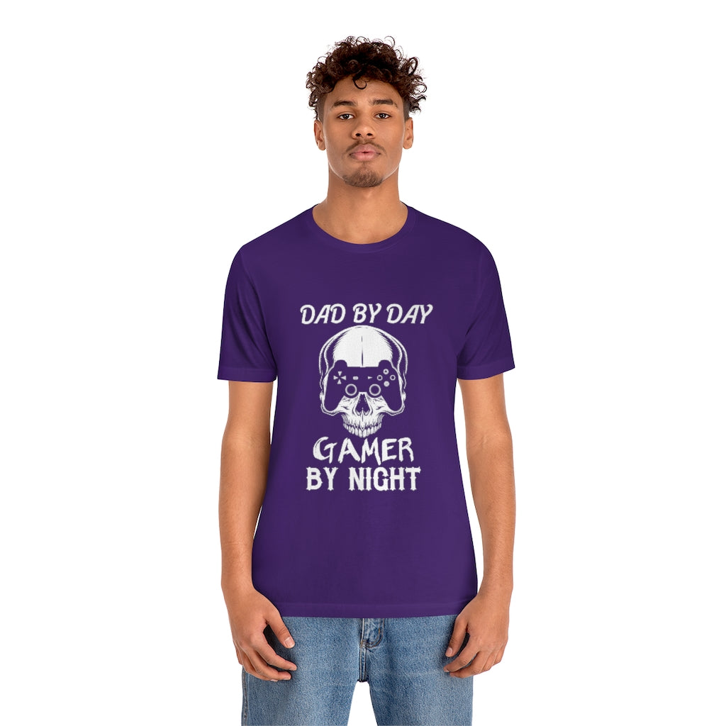 Gamer By Night Unisex Jersey Short Sleeve Tee