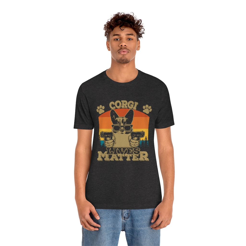 Corgi Lives Matter Unisex Jersey Short Sleeve Tee