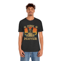 Corgi Lives Matter Unisex Jersey Short Sleeve Tee