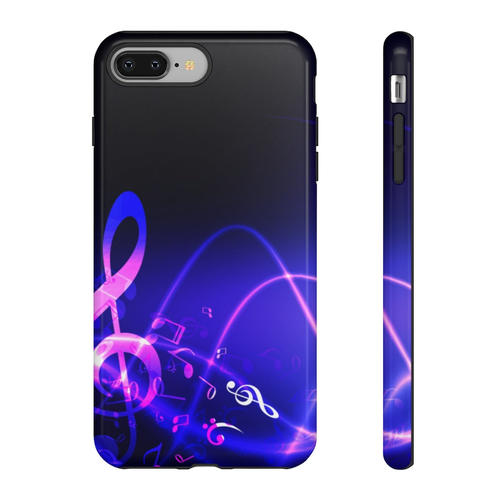 Floating Notes Music iPhone Tough Cases