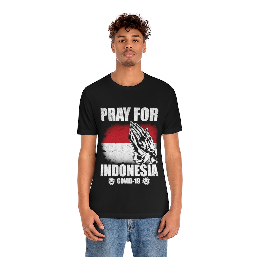 Pray For Indonesia Unisex Jersey Short Sleeve Tee