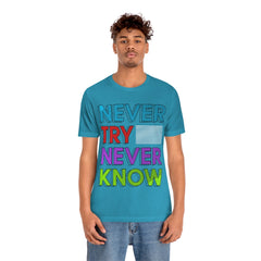 Never Know Unisex Jersey Short Sleeve Tee