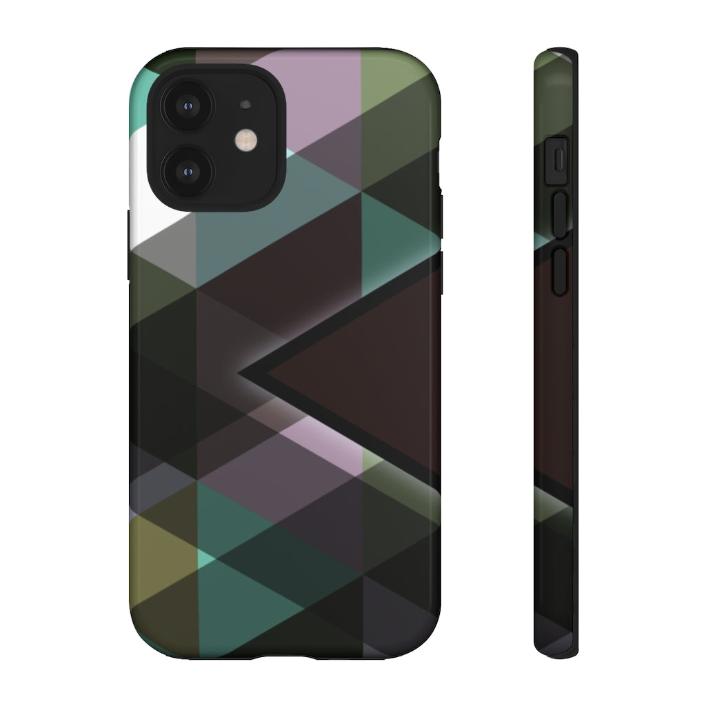Plaid Geometric iPhone Tough Cases