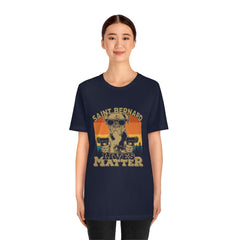 Saint Bernard Lives Matter Unisex Jersey Short Sleeve Tee