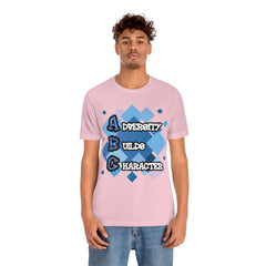 Adversity Builds Character Unisex Jersey Short Sleeve Tee