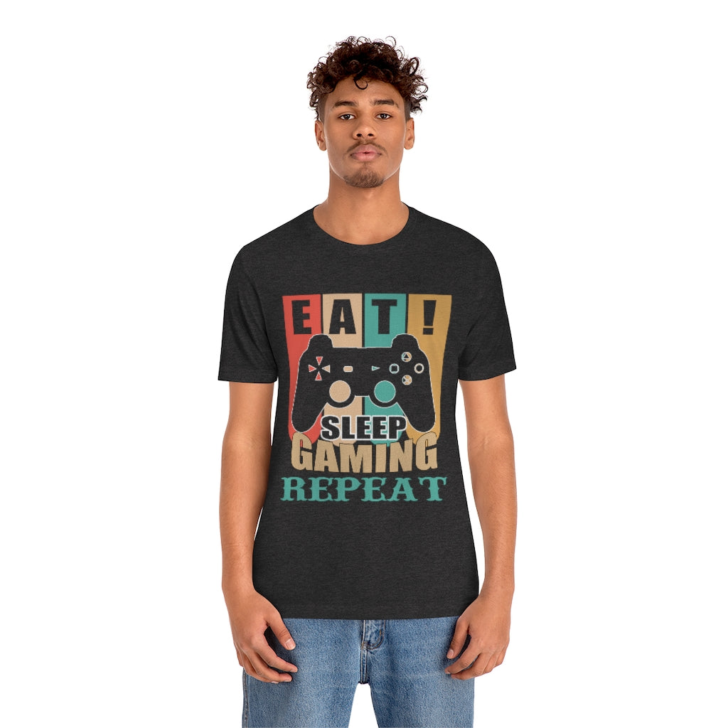 Gaming Repeat Unisex Jersey Short Sleeve Tee