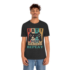 Gaming Repeat Unisex Jersey Short Sleeve Tee