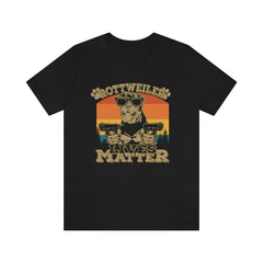 Rottweiler Lives Matter Unisex Jersey Short Sleeve Tee