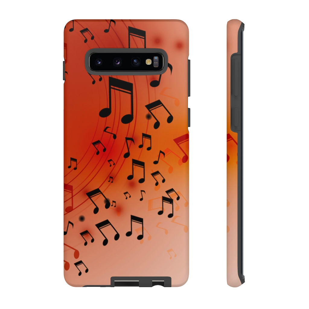 Curving Notes Music Samsung Galaxy Tough Cases