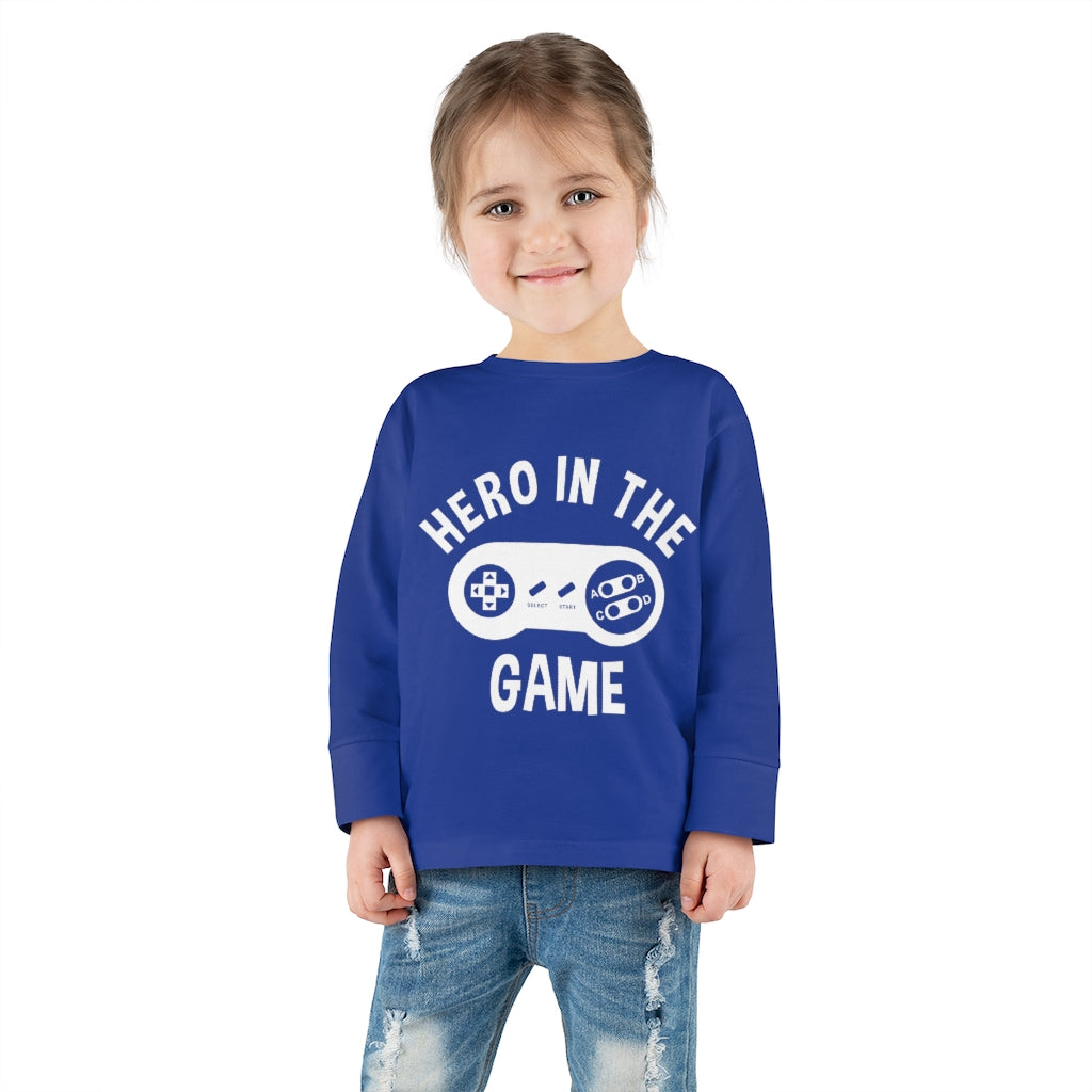 Game Hero Toddler Long Sleeve Tee
