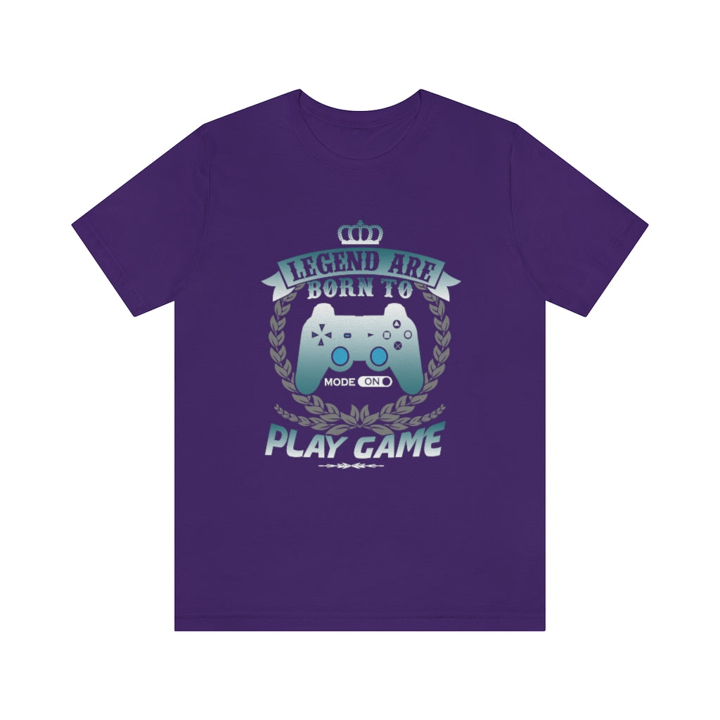 Born To Game Unisex Jersey Short Sleeve Tee