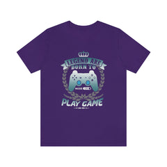 Born To Game Unisex Jersey Short Sleeve Tee