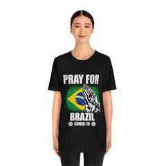 Pray For Brazil Unisex Jersey Short Sleeve Tee