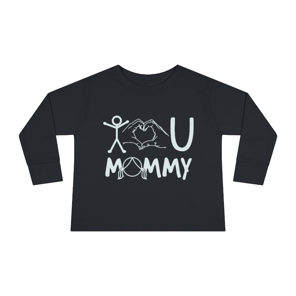 Love Mommy Toddler Long Sleeve Tee