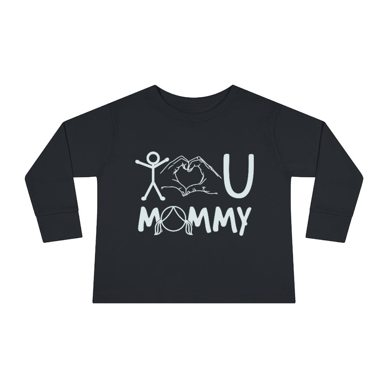 Love Mommy Toddler Long Sleeve Tee