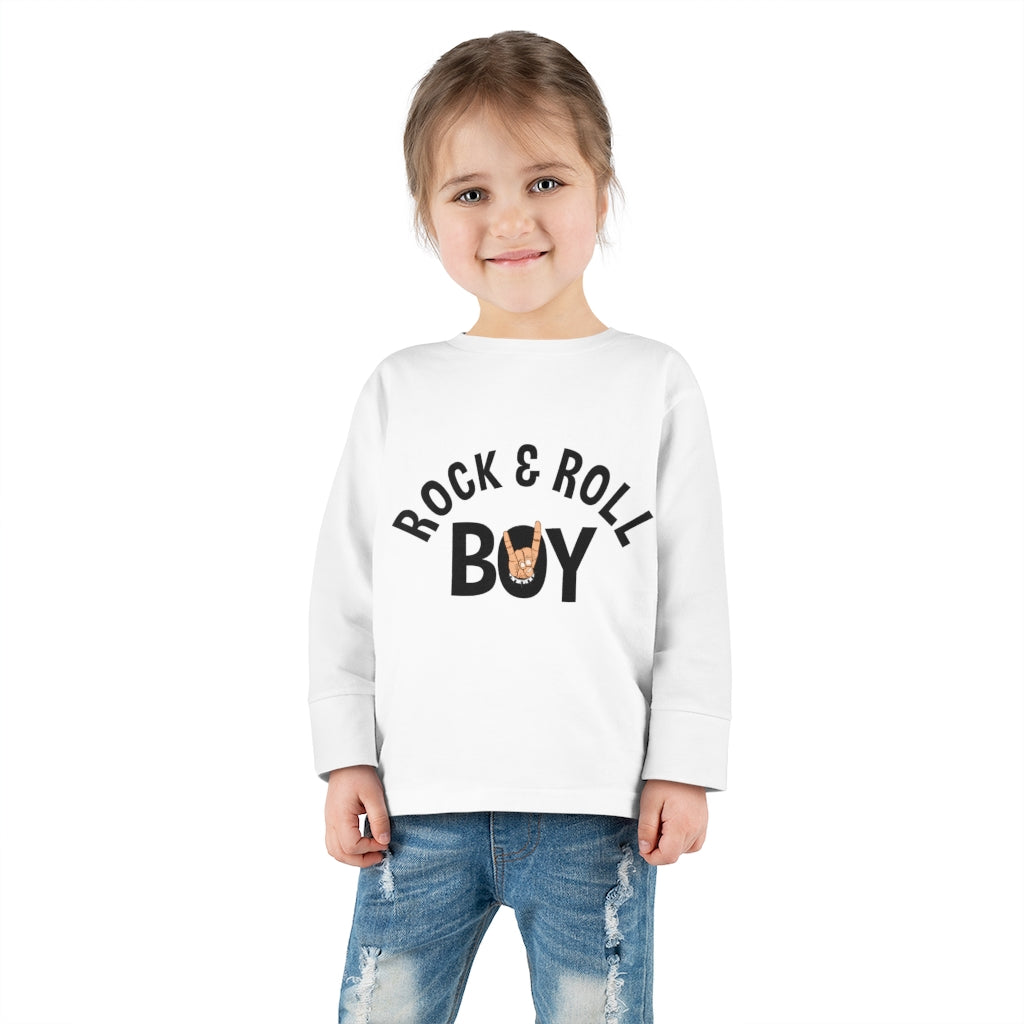 Rock And Roll Toddler Long Sleeve Tee