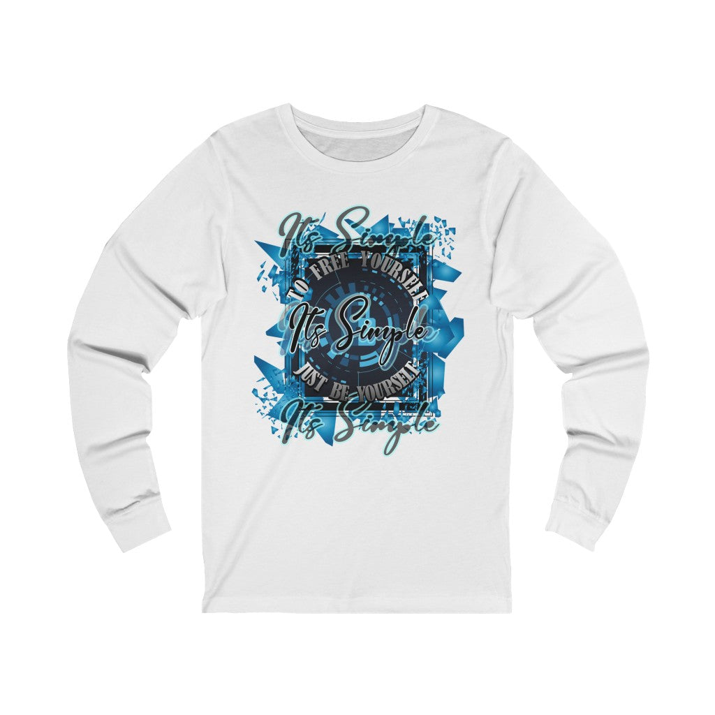 Free Yourself Be Yourself Unisex Jersey Long Sleeve Tee