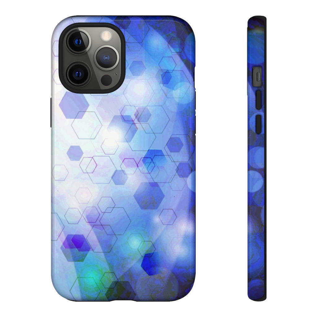 Hexagon Flash Geometric iPhone Tough Cases