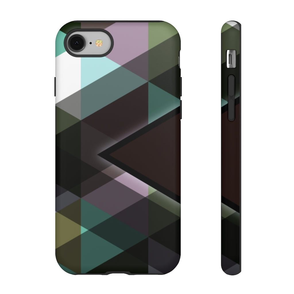 Plaid Geometric iPhone Tough Cases