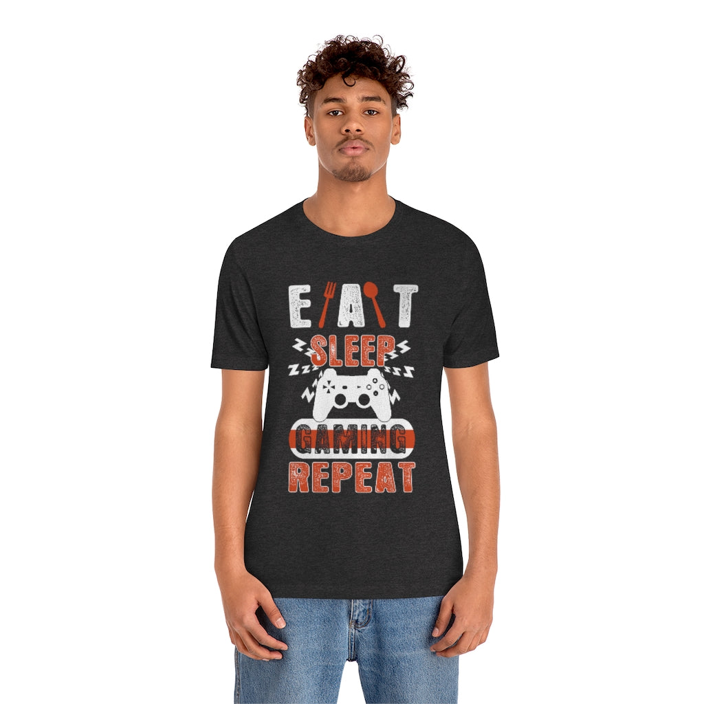 Gaming Repeat Unisex Jersey Short Sleeve Tee