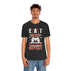 Gaming Repeat Unisex Jersey Short Sleeve Tee
