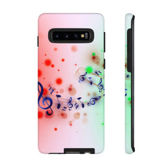 Purple Notes Music Samsung Galaxy Tough Cases