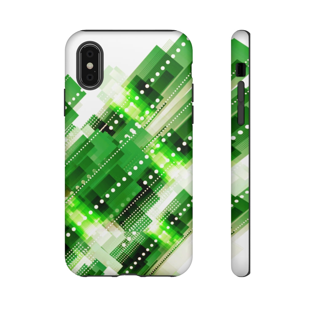 Ribbon Geometric iPhone Tough Cases