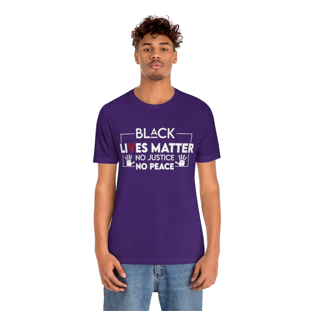 No Justice No Peace Unisex Jersey Short Sleeve Tee