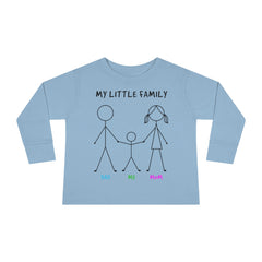My Little Family Toddler Long Sleeve Tee