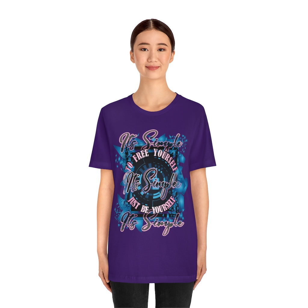 Free Yourself Be Yourself Unisex Jersey Short Sleeve Tee