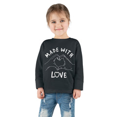 Made With Love Toddler Long Sleeve Tee
