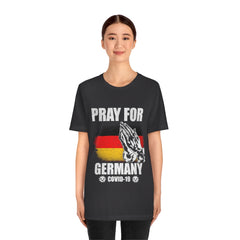 Pray For Germany Unisex Jersey Short Sleeve Tee
