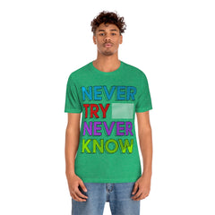 Never Know Unisex Jersey Short Sleeve Tee