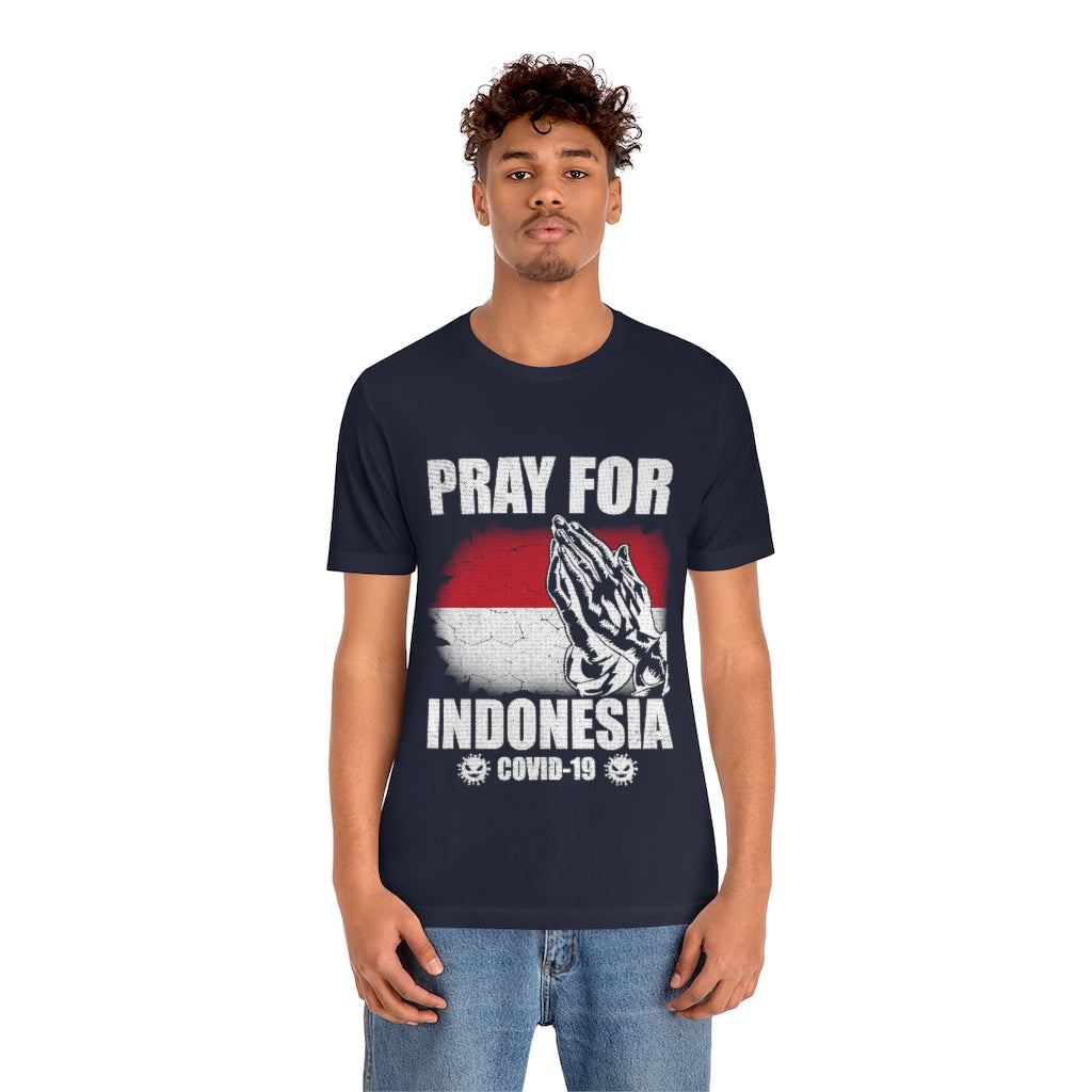 Pray For Indonesia Unisex Jersey Short Sleeve Tee