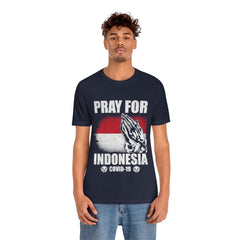 Pray For Indonesia Unisex Jersey Short Sleeve Tee